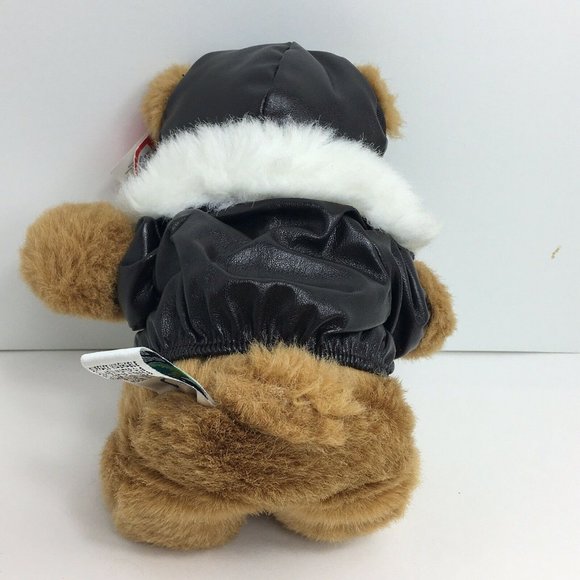 Aurora Smithsonian Institution Aviator Teddy Bear Brown Stuffed Animal 10" Fly - Picture 7 of 12